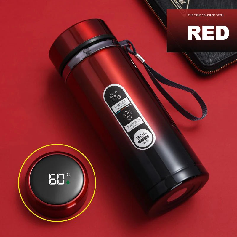 Elegance in Steel – Smart Thermal Bottle