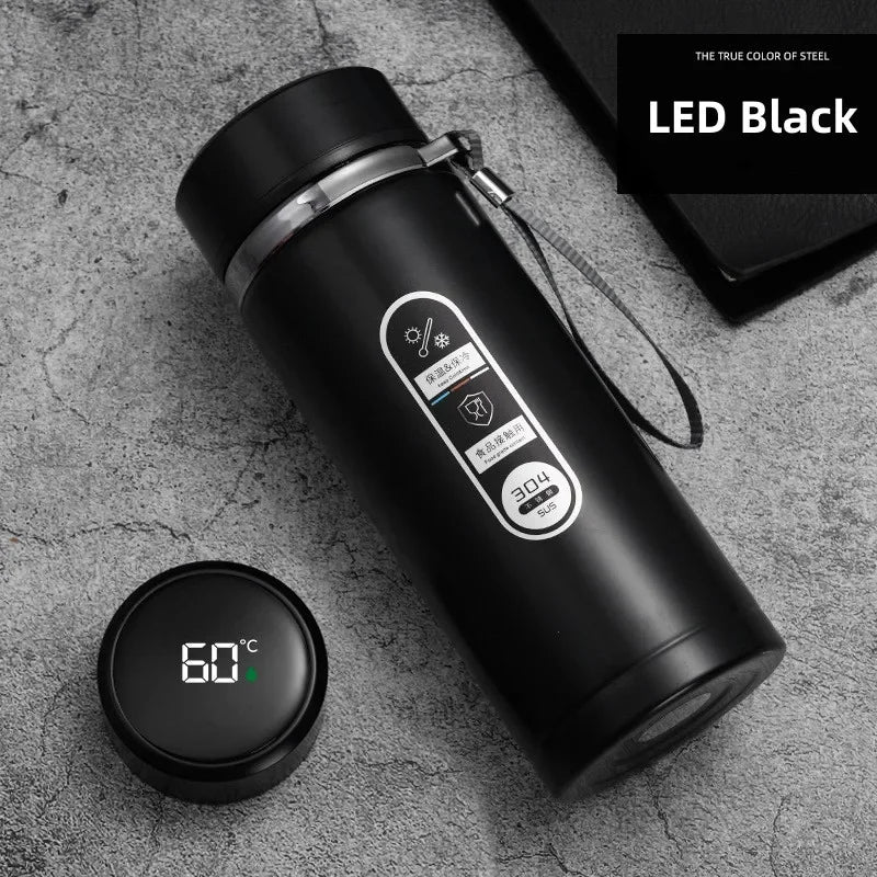 Elegance in Steel – Smart Thermal Bottle