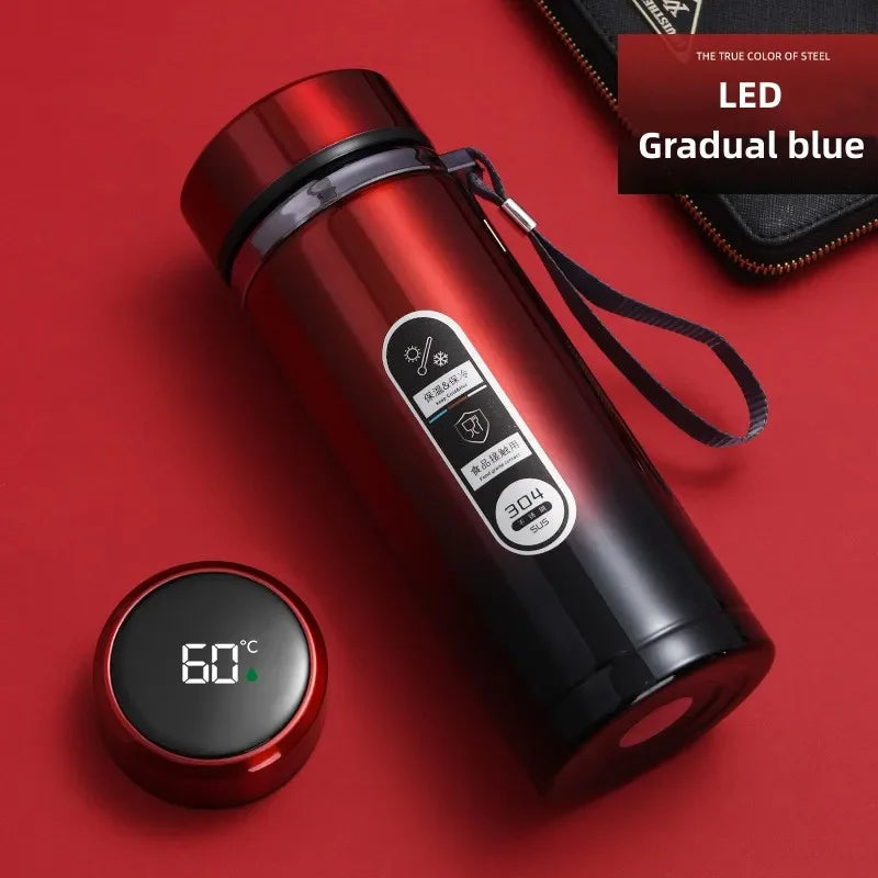 Elegance in Steel – Smart Thermal Bottle