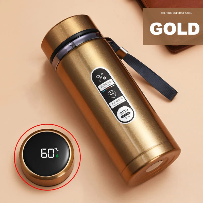 Elegance in Steel – Smart Thermal Bottle