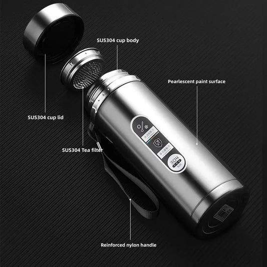 Elegance in Steel – Smart Thermal Bottle