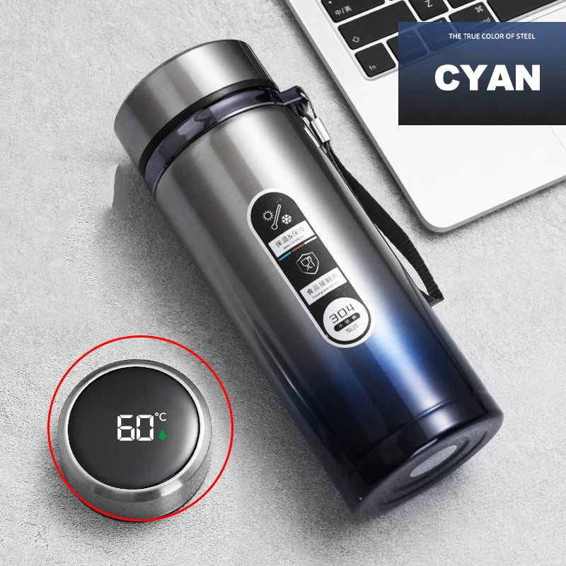 Elegance in Steel – Smart Thermal Bottle
