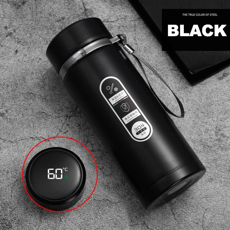 Elegance in Steel – Smart Thermal Bottle